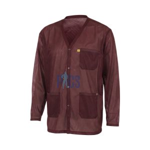Cleanroom Garments ESD Jacket VNeck Snap