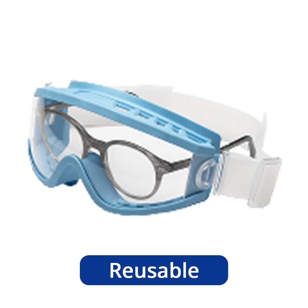 Goggles related item a